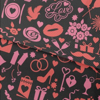 Valentine&#39;s Day Love Repre Waterproof Oxford