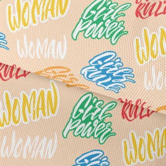 Creative Feminist Text Waterproof Oxford