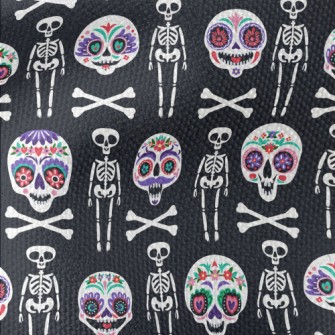 Gorgeously Painted Skull Waterproof Canvas