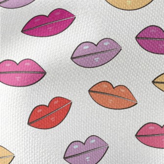 Bright Color Lips Waterproof Canvas