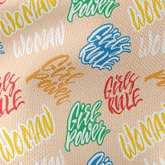 Creative Feminist Text Waterproof Canvas