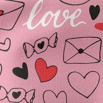 Envelope Candy Lips Waterproof Canvas