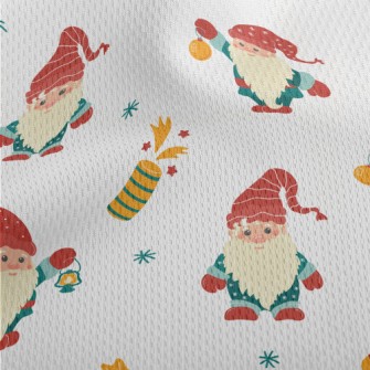 Christmas Dwarf Elf Athletic Mesh Flat Back