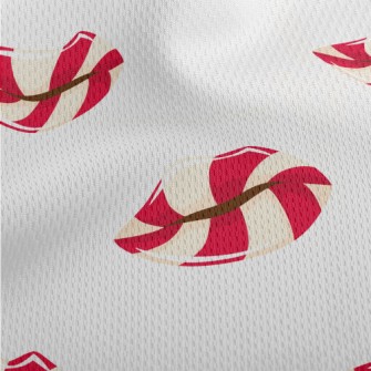 Candy Style Lips Athletic Mesh Flat Back