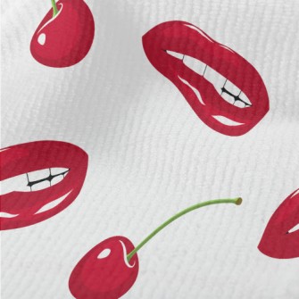 Big Red Lip Cherry Terry