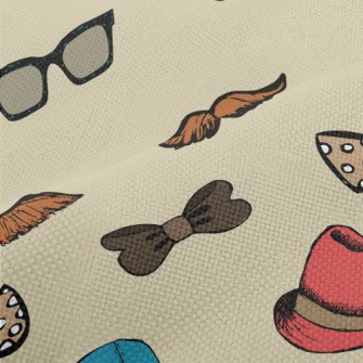 Men&#39;s Beard Glasses Hat Performance Linen