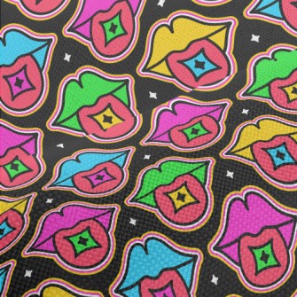 Fluorescent Lips And Tongue Performance Linen