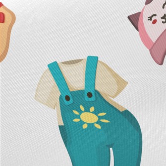 Colorful Children's Clothi Twill