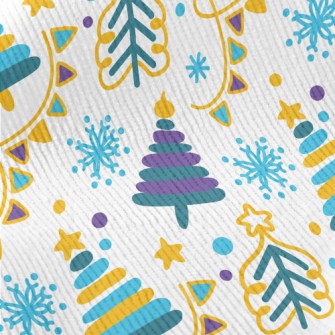 Stacked Lines Christmas Tree Standard Corduroy
