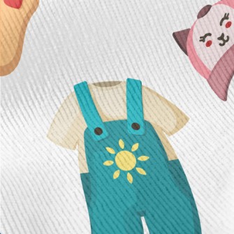 Colorful Children's Clothi Standard Corduroy