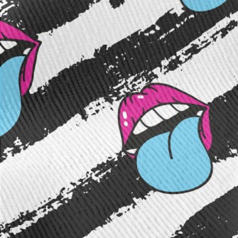 Heavy Metal Lips And Tongue Standard Corduroy