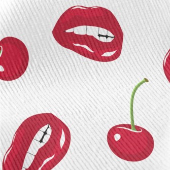 Big Red Lip Cherry Standard Corduroy
