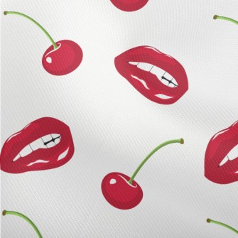 Big Red Lip Cherry Dobby