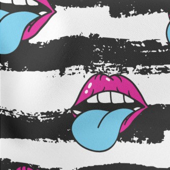 Heavy Metal Lips And Tongue Stretch Ponte