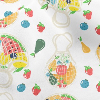 Eco-friendly Fruit Shopping Ba Micro Fleece