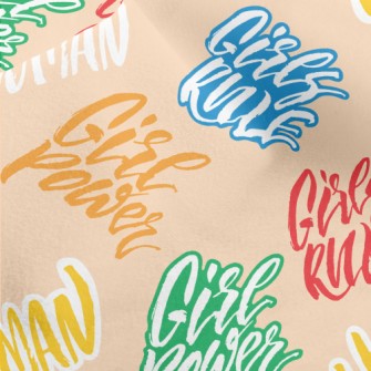 Creative Feminist Text Micro Fleece