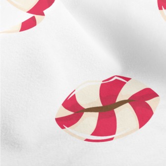 Candy Style Lips Micro Fleece