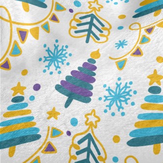 Stacked Lines Christmas Tree Minky