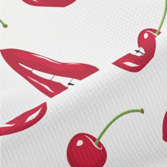 Big Red Lip Cherry Piqué