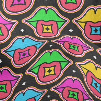 Fluorescent Lips And Tongue Lightweight Performance Linen