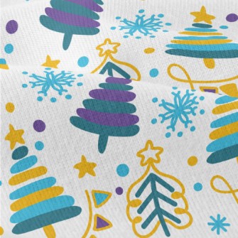 Stacked Lines Christmas Tree Modern Jersey