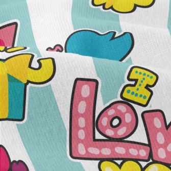 I Love You Cartoon Modern Jersey