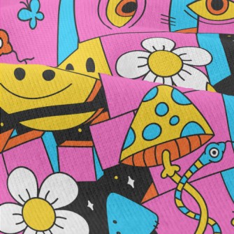 Weird Smiley Eyes And Ears Modern Jersey