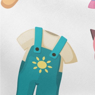 Colorful Children's Clothi Pongee