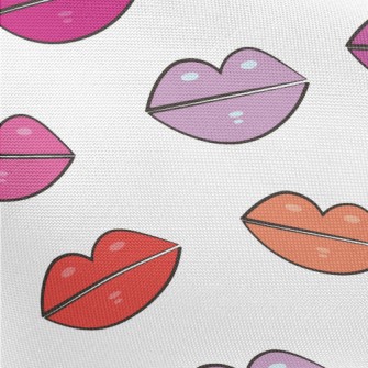 Bright Color Lips Pongee