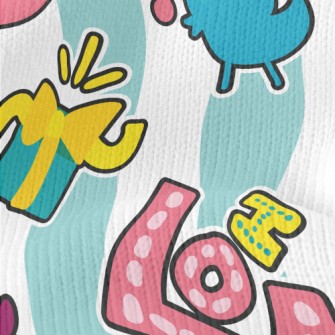 I Love You Cartoon Stretch Jersey