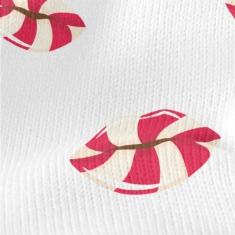 Candy Style Lips Stretch Jersey