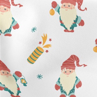 Christmas Dwarf Elf Lightweight Cotton Poplin