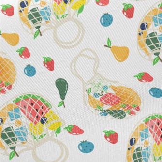 Eco-friendly Fruit Shopping Ba Midweight Cotton Poplin