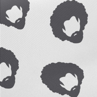 Explosion Black Head Beard Midweight Cotton Poplin