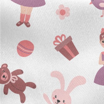 Cute Toys For Little Girls Jersey Backed Fleece