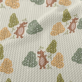 Big Bear And Big Tree Birdseye Piqué