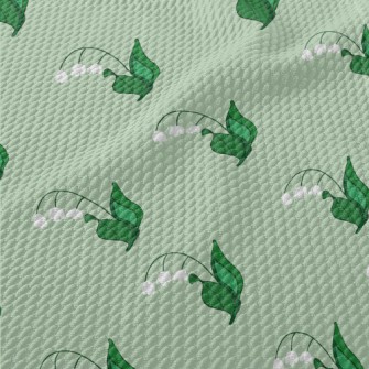 Pure Lily Of The Valley Birdseye Piqué