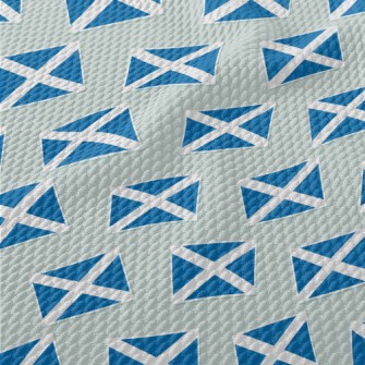 Cross Pattern Flag Birdseye Piqué