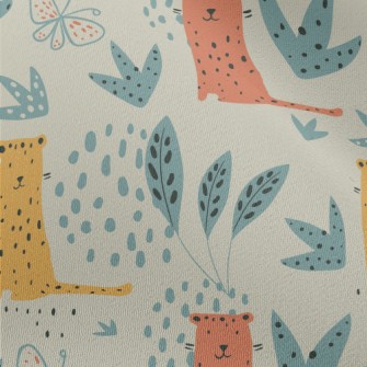 Garden Tiger Butterfly Chiffon