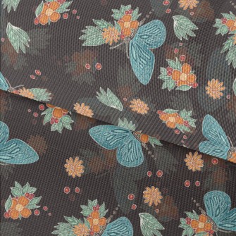Cool Butterfly Flowers Waterproof Oxford