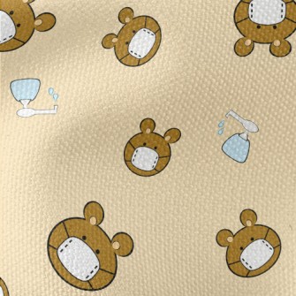 Alcohol And Mask Bear Waterproof Canvas