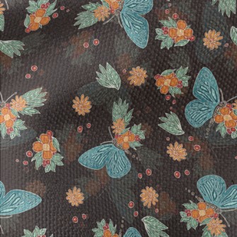 Cool Butterfly Flowers Waterproof Canvas