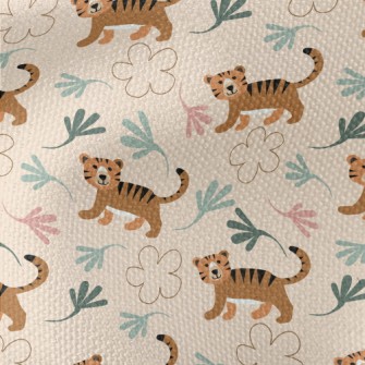 A Well-behaved Tiger Walk Waterproof Canvas