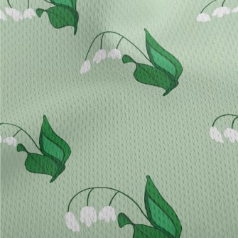 Pure Lily Of The Valley Athletic Mesh Flat Back