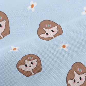 Smiling Little Girl Performance Linen