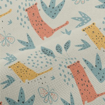 Garden Tiger Butterfly Performance Linen