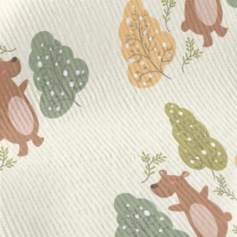 Big Bear And Big Tree Standard Corduroy