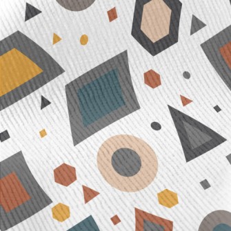 Colorful Geometric Figure Standard Corduroy