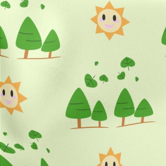 Sun And Forest Trees Stretch Ponte