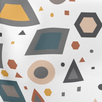 Colorful Geometric Figure Stretch Ponte